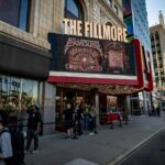 The Fillmore Detroit marquee above the venue entrance
