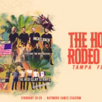 The Hondo Rodeo Fest Tampa promotional poster with its performer lineup