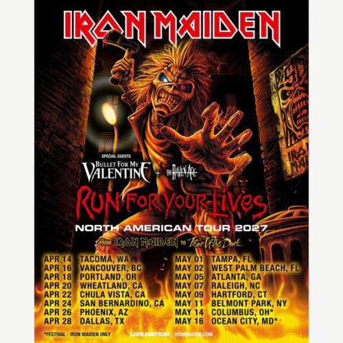 Iron Maiden Named First Sonic Temple 2027 Headliner; Florida Dates Also Announced